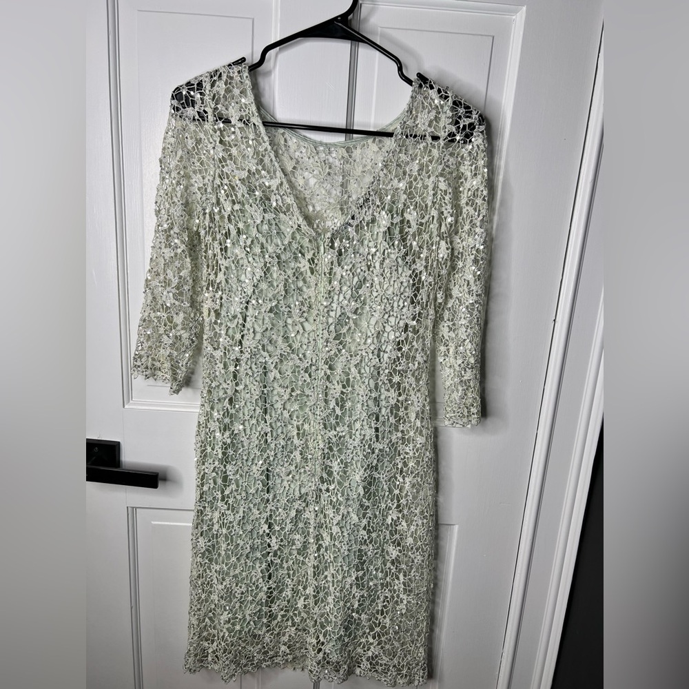 Kay Unger sequin dress